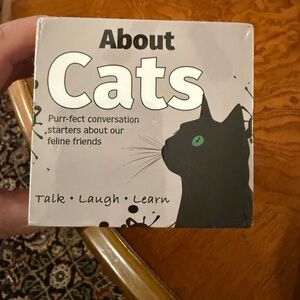 About Cats Word Teasers Game Trivia Talk Laugh Learn - New Sealed!